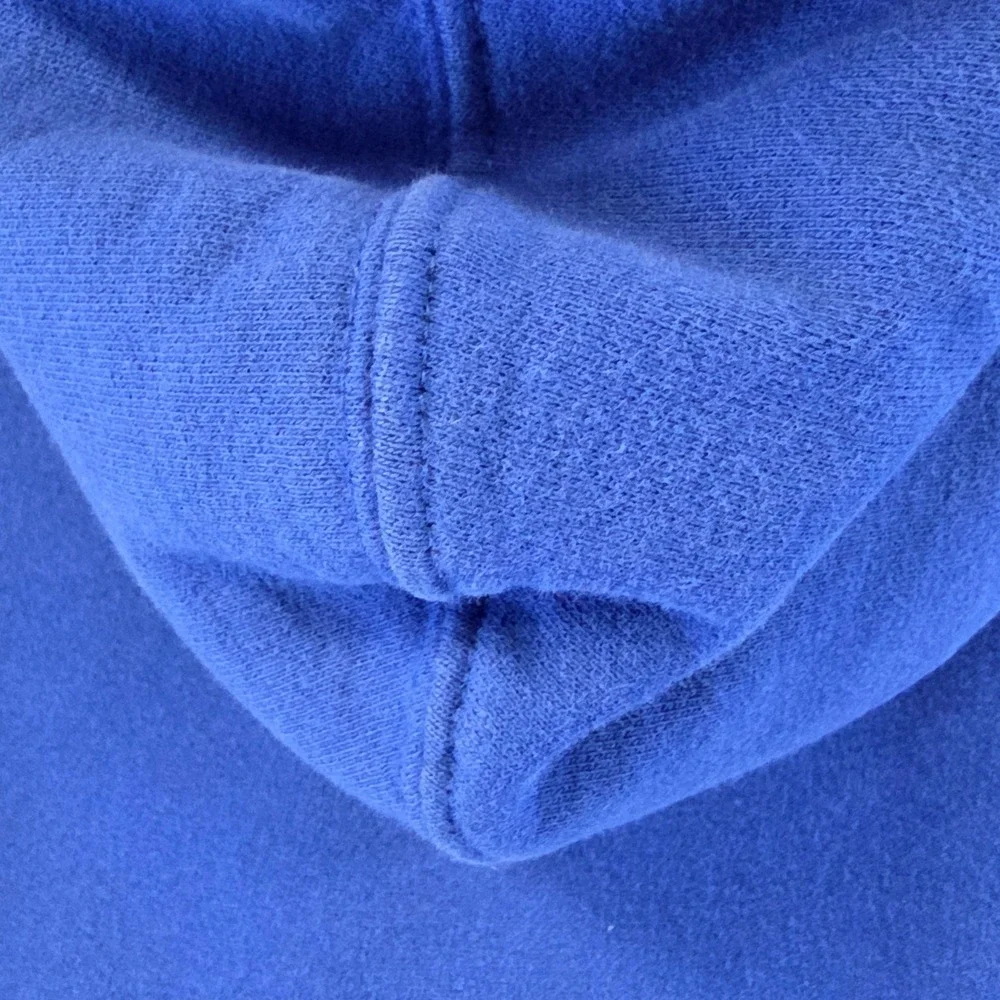 The North Face Since 1968 Blue Grey Yellow Hoodie Pullover‎ Men's LG